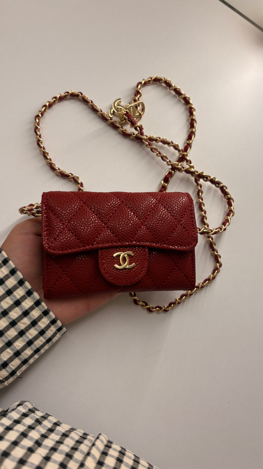 Mini sac Bordeaux