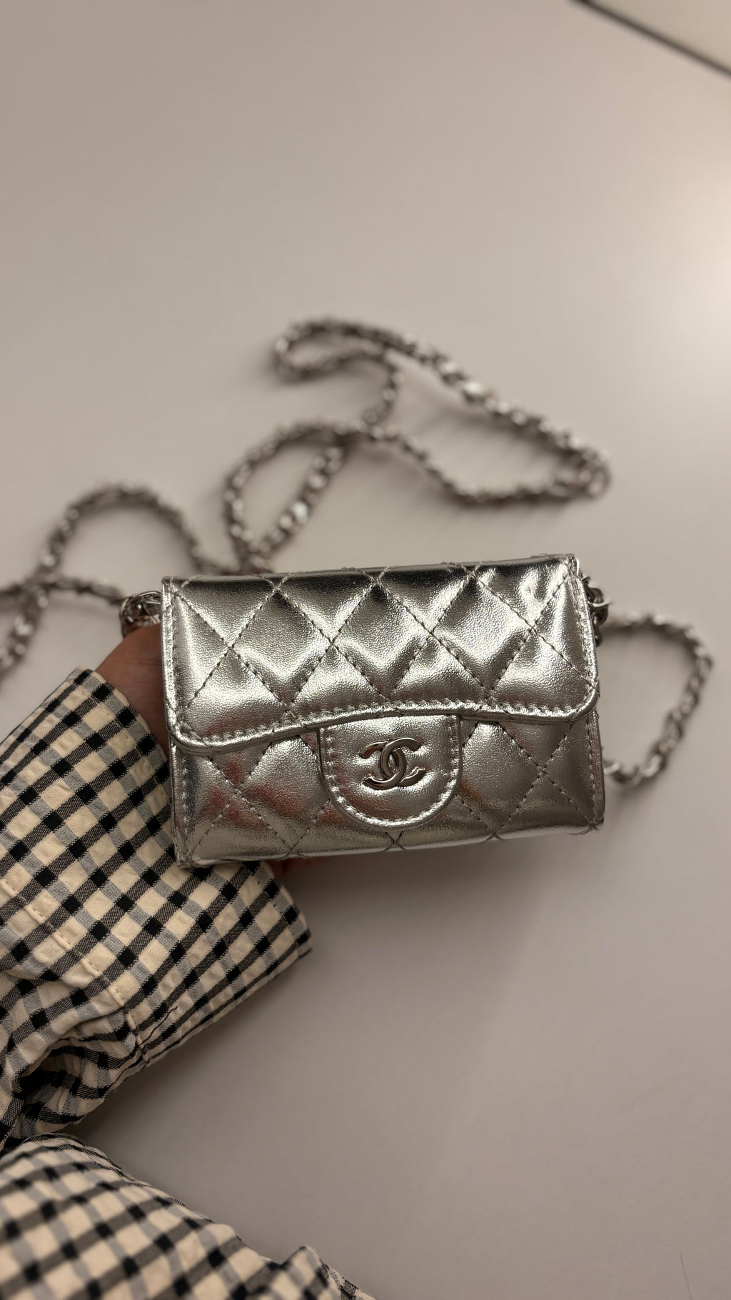 Mini sac silver