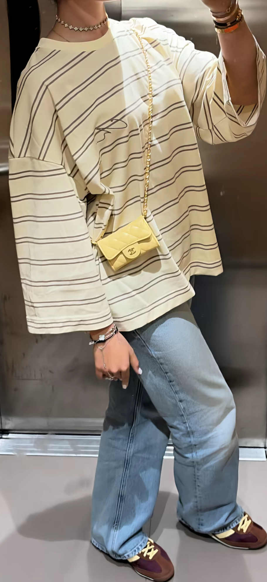 Mini sac jaune